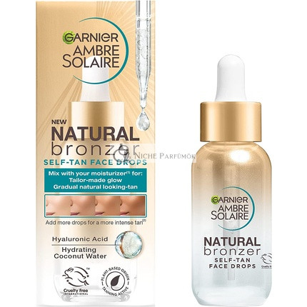 Garnier Ambre Solaire Natural Bronzer önbarnító arc cseppek 30ml
