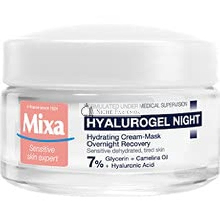 Hyalurogel Hidratáló Krém-Maszk Éjszakai Regenerálás, 50ml