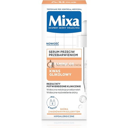 Mixa Anti-Verfärbungs-Gesichtss serum mit Vitamin CG und Glykolsäure