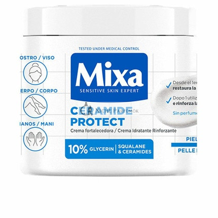 Mixa Ceramid Védő Testápoló Krém, 400ml