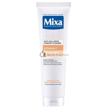 Mixalab Radian Comfort Gesichtswaschgel gegen Verfärbung mit Vitamin C und Squalan, 150ml