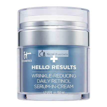IT Cosmetics Hello Results Faltenreduzierendes Tages-Retinol-Serum-in-Creme mit Niacinamid, Vitamin B5 & Vitamin E, 50 ml
