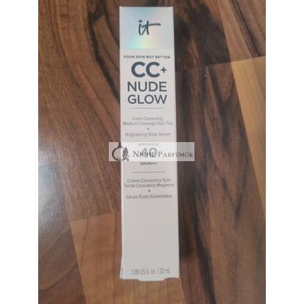 It Cosmetics CC+ Nude Glow Hauttönendes Serum Pflege-Foundation Hell-Mittel 32ml