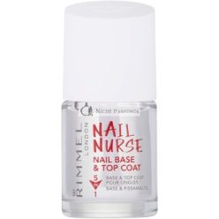   Rimmel 5 az 1-ben London Nail Nurse Care Körömbázis és Fedőlakk Átlátszó, 12ml