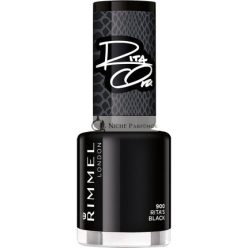   Rimmel London Rita Ora 60 Seconds Super Shine Körömlakk, 8ml, 900 Ritas Black