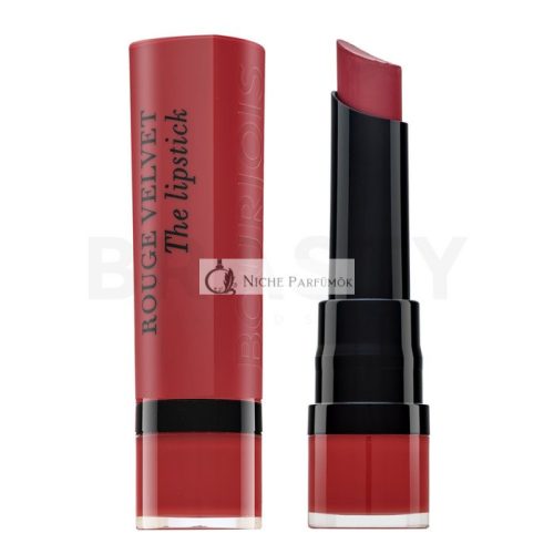 Bourjois Rouge Velvet The Lipstick langanhaltender Lippenstift für einen matten Effekt 04 Hip Hip Pink 2,4 g