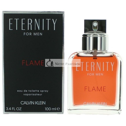 Calvin Klein Eau De Toilette Spray Eternity Flame Férfi, 100 ml