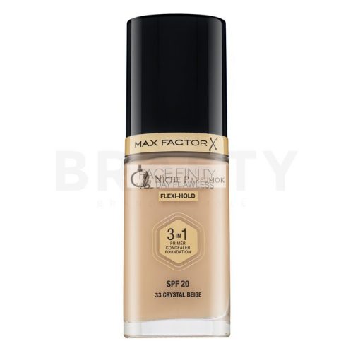 Max Factor Facefinity All Day Flawless Flexi-Hold 3in1 Primer Concealer Foundation SPF20 folyékony make-up 3 az 1-ben 33 30 ml