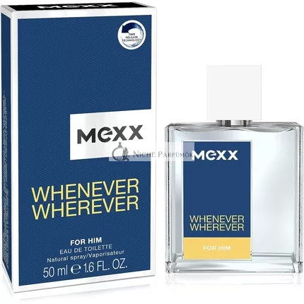 Mexx Wherever Man Eau de Toilette Spray, 50ml