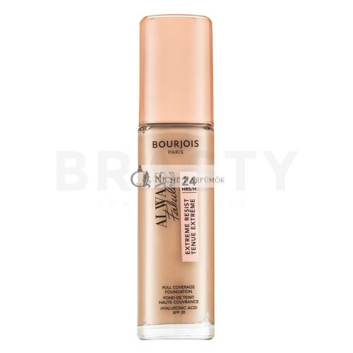 Bourjois Always Fabulous 24HRS Extreme Resist Foundation Flüssiges Make Up für Einigung des farbigen Hauttones 125 Ivory 30 ml