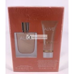 Hugo Boss Alive Szett, 80ml Eau De Parfum + 75ml Testápoló