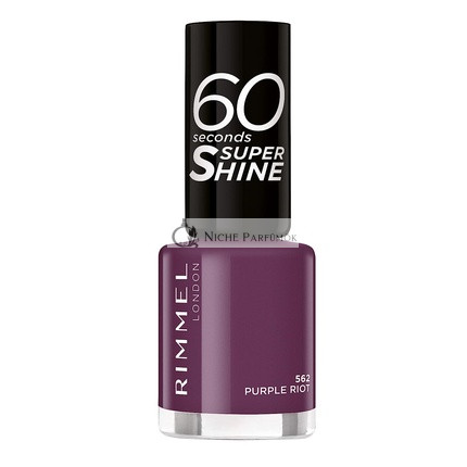 Rimmel 60 Másodperces Szuper Fényes Körömlakk - 562 Lila Láz 8ml