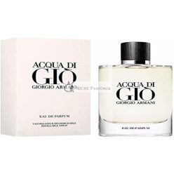 Armani Acqua Di Gio Eau De Parfum Utántöltő Spray, 40ml