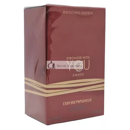 EMPORIO ARMANI Stronger With You Amber Eau De Parfum Spray für Herren, 98ml