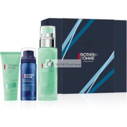   BIOTHERM Homme AQUAPOWER Hidratáló Arckrém 75ml + Tisztító Arclemosó 40ml + Borotvahab 50ml