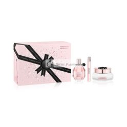   Viktor & Rolf Flowerbomb Ajándékcsomag, Eau de Parfum 100ml, Testápoló 200ml, Eau de Parfum Spray 10ml