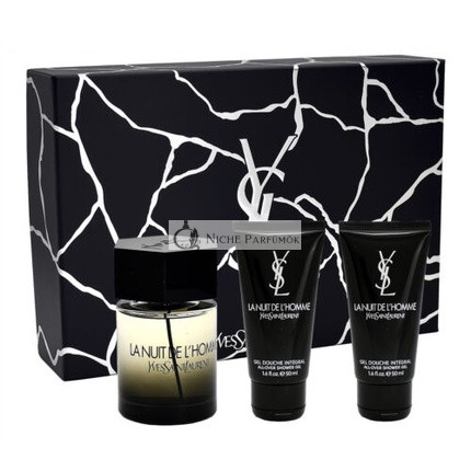 Yves Saint Laurent La Nuit de L'Homme 100ml EDT és 50ml Tusfürdő