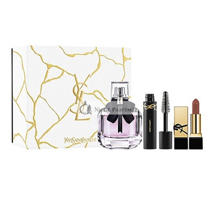 Yves Saint Laurent Mon Paris 3 részes ajándékcsomag nőknek, Eau de Parfum Spray, 50ml