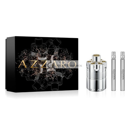 Azzaro Wanted Intense Men's Cologne Ajándékcsomag, 3 részes