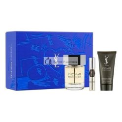   Yves Saint Laurent L'Homme 3-Részes Ajándékcsomag Eau de Toilette Spray, 100ml, Tusfürdő, 50ml, Eau de Toilette Spray, 10ml