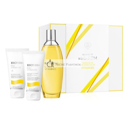 Biotherm Eau Vitaminée Geschenkset (EdT 100ml + Duschgel 50ml + Körpermilch 50ml)