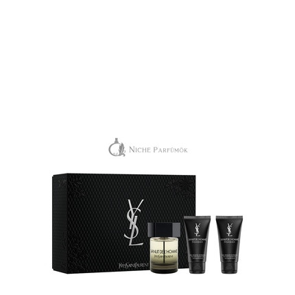 Yves Saint Laurent La Nuit De L'Homme Eau De Toilette Szett - 100 Ml, 2 Tusfürdővel