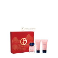   Giorgio Armani My Way Eau De Parfum Szett - 50 Ml Testápolóval és Tusfürdővel