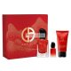 Giorgio Armani Si Passione Szett - Eau De Parfum Spray 50ml, Eau De Parfum 7ml, Testápoló 50ml