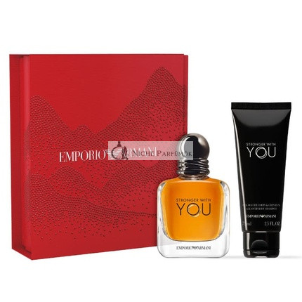 Emporio Armani Stronger With You Eau De Toilette Geschenkset - 50ml