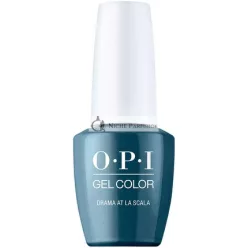   OPI GelColor Körömlakk Kék Gél Körömlakk Hosszan Tartó Drama at La Scala, 15 ml