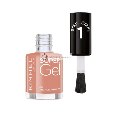 Rimmel London Super Gel Körömlakk 011 Arcade Apricot, 12ml