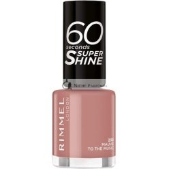   Rimmel London 60 Másodperc Szuper Fényes Körömlakk Mauve to the Music, 8ml
