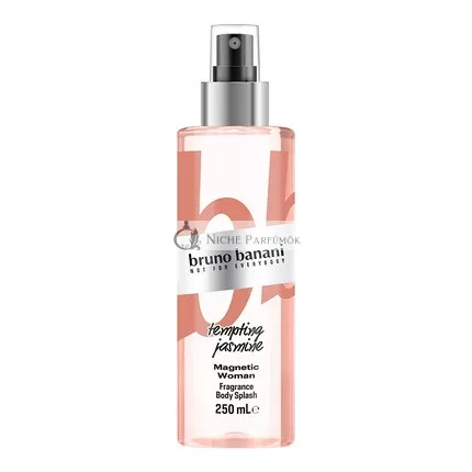 bruno banani Magnetische Frau Bodyspray Amber Gourmand Damenparfüm 250ml