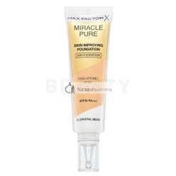  Max Factor Miracle Pure Skin-Improving Foundation langanhaltendes Make-up mit Hydratationswirkung 33 Crystal Beige 30 ml