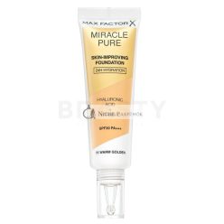   Max Factor Miracle Pure Skin-Improving Foundation langanhaltendes Make-up mit Hydratationswirkung 76 Warm Golden 30 ml