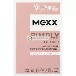 Mexx Simply for Her Eau De Toilette, 20 ml