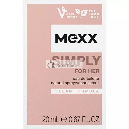 Mexx Simply for Her Eau De Toilette, 20 ml