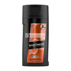   Bruno Banani Fragrance Absolute Man 3 az 1-ben Tusfürdő, Testre, Hajra és Arcra, 250ml
