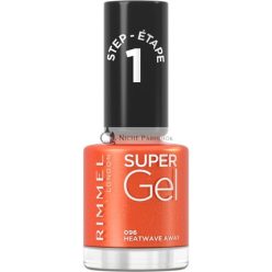 Rimmel London Super Gel Körömlakk 96 Heatwave Away, 12ml