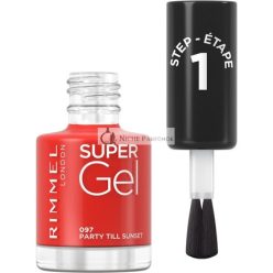   Rimmel London Super Gel körömlakk 97 Party Till Sunset, 12ml