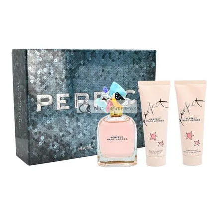 Marc Jacobs Perfect Eau de Parfum, 100ml, 75ml Körperlotion, 75ml Duschgel