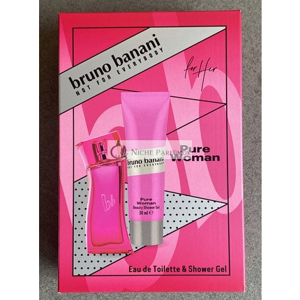 Bruno Banani Pure Woman Geschenkset Eau de Toilette 30ml + Duschgel 50ml