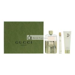   Gucci Női Guilty 3 darabos ajándékcsomag: Eau De Parfum 90 ml - Eau De 10 ml - Testápoló 100 ml