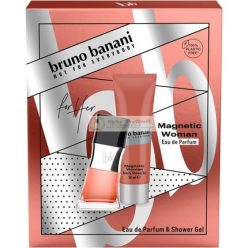   Bruno Banani Magnetic Woman Eau de Parfum 30ml + Tusfürdő 50ml - 2 darabos csomag