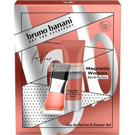 Bruno Banani Magnetic Woman Eau de Parfum 30ml + Duschgel 50ml - 2er Pack