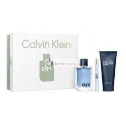   Calvin Klein Defy EDT 100ml + Haj- és testmosó 100ml + EDT 10ml