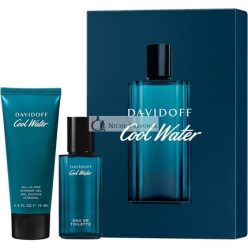   Davidoff Herren Cool Water Eau de Toilette Festliches Geschenkset 40ml und Duschgel 75ml