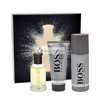 Hugo Boss Bottled 100ml EDT & 100ml Duschgel & 150ml Deodorant