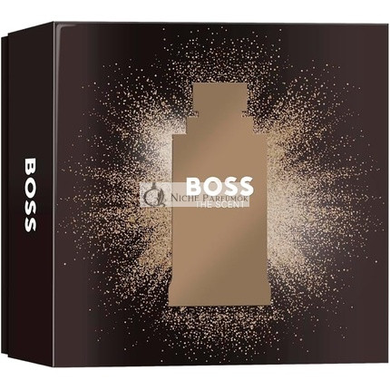 BOSS Férfi The Scent Eau de Toilette Ünnepi Ajándékcsomag, 50ml és Spray Dezodor 150ml - 2 db