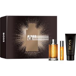   BOSS Férfi The Scent Eau de Toilette Ünnepi Ajándékcsomag 100ml